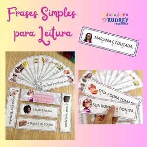 Imagem de capa para o Ebook Frases Simples para Leitura