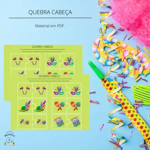 Imagem de capa para o Ebook Quebra cabeça de objetos