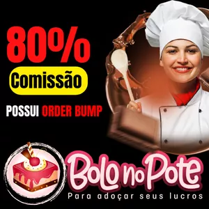 Imagem de capa para o Ebook Bolo no pote lucrativo
