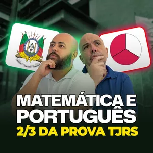 Imagem de capa para o Curso online TJRS - 2/3 DA SUA PROVA (RLM e Português)
