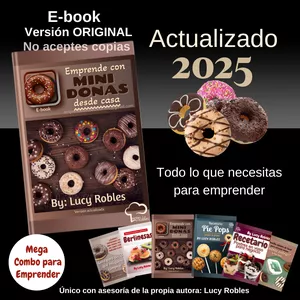 Imagen de portada para Ebook Emprende con MINI DONAS desde casa. E-book versión original Lucy Robles