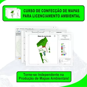 Imagem de capa para o Curso online Curso de confecção de mapas para Licenciamento Ambiental