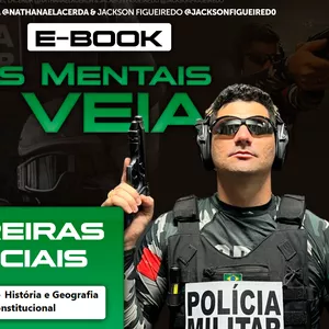 Imagem de capa para o Ebook Mapas Mentais na Veia - PMPB - RLM, História e Geografia da Paraíba, informática e Constitucional