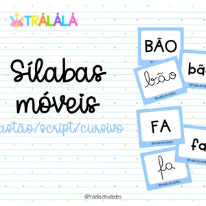Imagem de capa para o Curso online Sílabas móveis