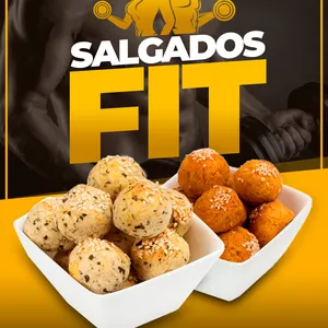 Imagem de capa para o Ebook SALGADOS FIT 