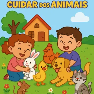 Imagem de capa para o Ebook Projeto Aprendendo a cuidar dos animais