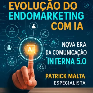 Imagem de capa para o Ebook A evolução do Endomarketing com a IA