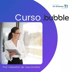 Imagem de capa para o Curso online Curso Básico Desenvolvimento App No-Code - Bubble