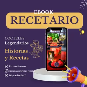 Imagen de portada para Ebook Cocteles Legendarios: Historias y recetas