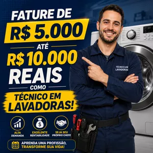 Imagem do curso Curso online de Consertos em Lavadoras 
