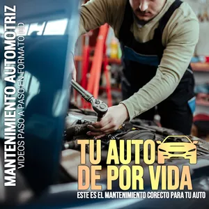 Imagen de portada para Curso online Mantenimiento Automotriz - Curso tu Auto de Por Vida