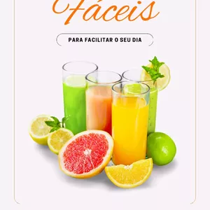 Imagem de capa para o Ebook Sucos Saudáveis Fáceis  