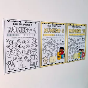 Imagem de capa para o Ebook CARTAZ DOS NUMERAIS DE 1 AO 10