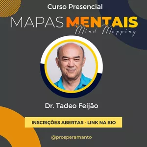 Imagem de capa para o Evento presencial Curso Mapas Mentais - Aprendendo a aprender e memorizar com mapas mentais