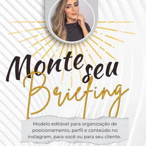 Imagem de capa para o Ebook Modelo de Briefing Editável 