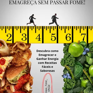 Imagem de capa para o Ebook Emagreça Sem Passar Fome