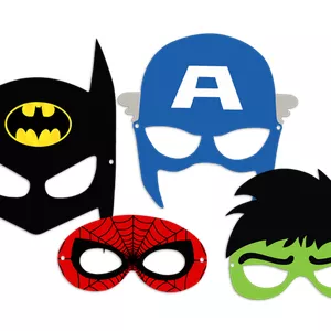 Imagen de portada para Ebook Printable - Hero Masks/Imprimible - Máscaras héroes 