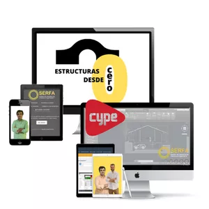 Imagen de portada para Curso online Estructuras desde cero + CYPE (Sin IVA)