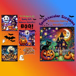 Cover image for Ebook Spooktacular Scribbles