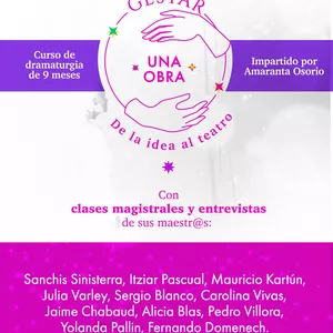 Imagen de portada para Curso online Gestar una obra . Taller de dramaturgia (Lunes)