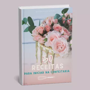 Imagem de capa para o Curso online EBOOK 50 RECEITAS PARA INICIAR NA CONFEITARIA