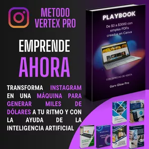 Imagen de portada para Ebook Método Vertex Pro: Convierte Tu Instagram en una maquina para generar dinero