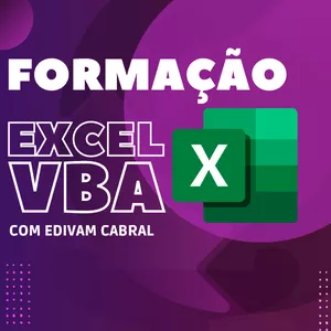 Imagem de capa para o Curso online Formação Excel VBA com Edivam Cabral