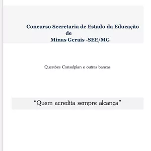 Imagem de capa para o Ebook 150 questões Conhecimentos Gerais para o Concurso SEE-MG