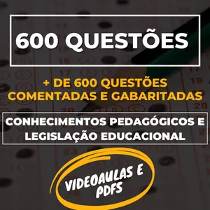 Imagem do curso 600 Questões Gabaritadas e Comentadas