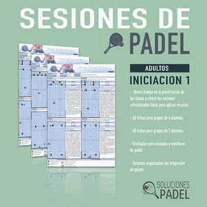 Imagen de portada para Ebook Sesiones de Padel para monitores y escuelas.