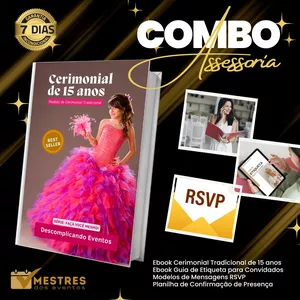 Imagem de capa para o Ebook COMBO ASSESSORIA - Ebook Cerimonial + Bônus Exclusivo