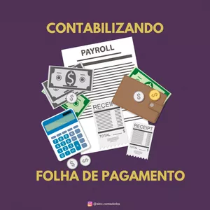 Imagem de capa para o Ebook Contabilizando Folha de Pagamento