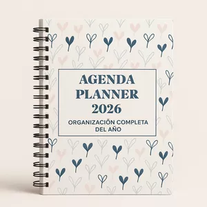 Imagen de portada para Ebook Agenda Planner 2026 – Organización Completa del Año