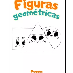 Imagen de portada para Ebook Figuras geométricas (traza y colorea)