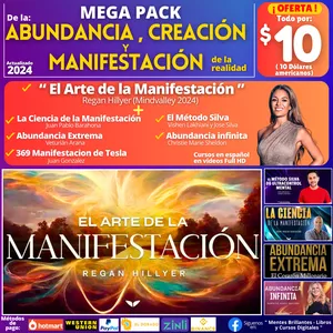 Imagen de portada para Curso online MEGAPACK : EL ARTE DE LA MANIFESTACIÓN (Regan) Y 5 CURSOS MÁS