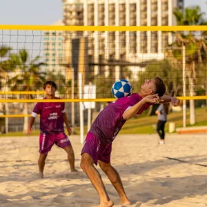 Imagem de capa para o Ebook Aprenda Futevôlei: Do Iniciante ao Avançado