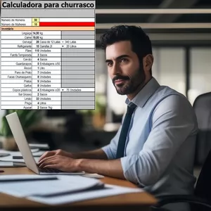 Imagem de capa para o Ebook Planilha Excel Calculadora para Festa Churrasco
