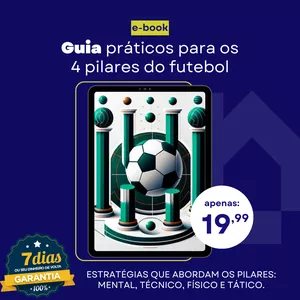 Imagem de capa para o Ebook Os 4 Pilares do Futebol: Mental, Técnico, Físico e Tático