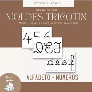 Imagem de capa para o Ebook Moldes em PDF para Tricotin - Alfabeto e Números (1)