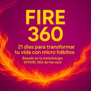 Imagen de portada para Curso online FIRE 360: Transforma tu vida en 21 días con microhábitos