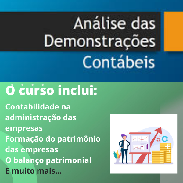 Imagem do curso ANÁLISE DAS DEMONSTRAÇÕES CONTÁBEIS