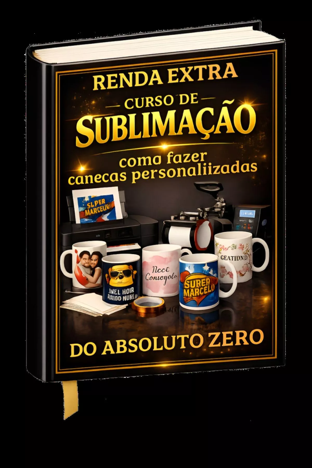 Curso de Sublimação aprenda como fazer canecas personalizadas