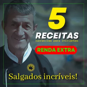 Imagem de capa para o Ebook 5 RECEITAS MAIS VENDIDAS 