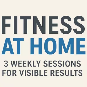 Cover image for Ebook Fitness at Home: 3 Weekly Sessions For Visible Results