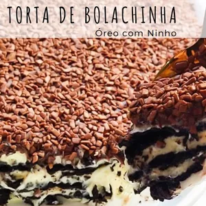Imagem de capa para o Ebook Ebook Torta de Bolachinha - Óreo com ninho
