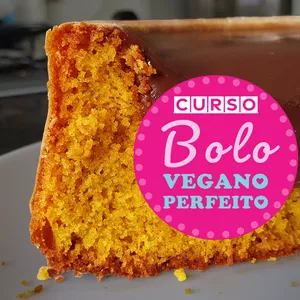Imagem de capa para o Curso online Bolo Vegano Perfeito 