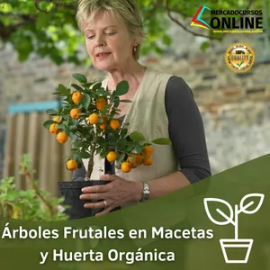 Imagen de portada para Ebook Árboles Frutales en Maceta y Huerta Orgánica