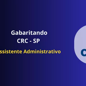 Imagem de capa para o Curso online Gabaritando CRC SP - Assistente Administrativo 