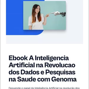 Imagem de capa para o Ebook A Inteligência Artificial Na Revolução Dos Dados E Pesquisas Na Saúde Com Genoma
