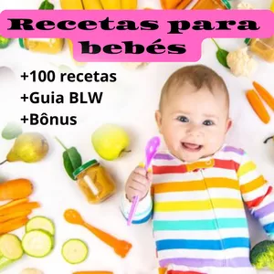 Imagen de portada para Ebook +100 RECETAS PARA BEBÉS  y Bono